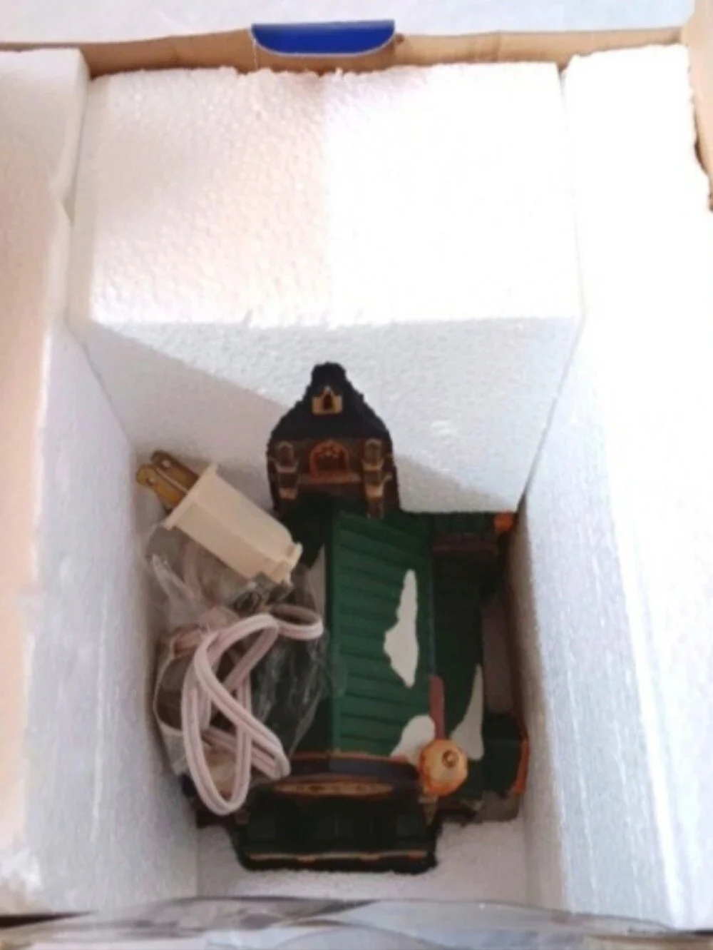 Vintage Holiday Time Village Lighted Church | EUC